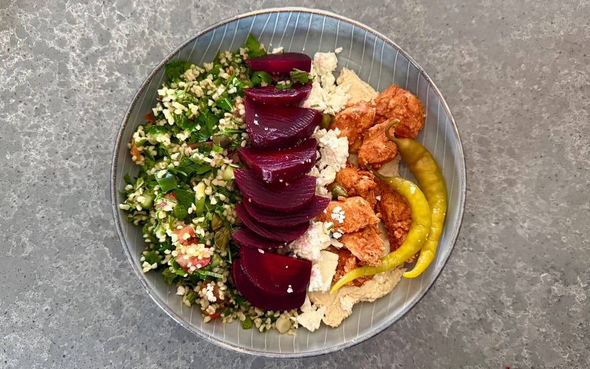 Mediterranean Meal Prep: Chicken and Tabbouleh